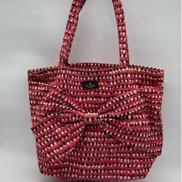 Kate Spade On Purpose Canvas Tote Bag - Picture 1 of 7